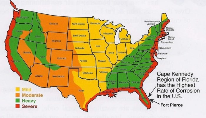 salt corrosion fort pierce florida